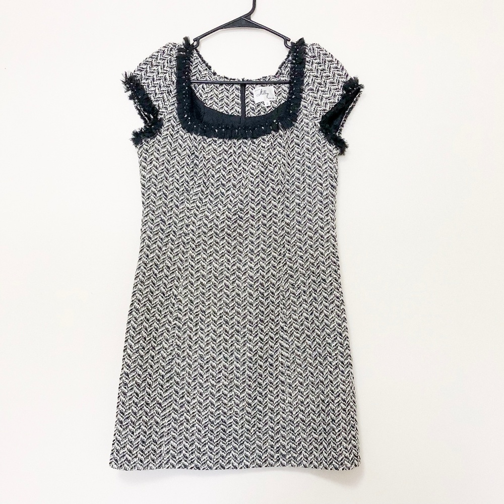 Milly of New York Tweed Shift Dress